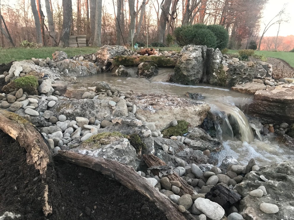 This is an example of a rustic landscaping in Louisville.