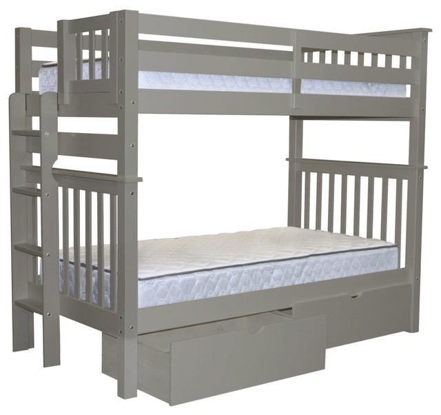 bunk bed with ladder