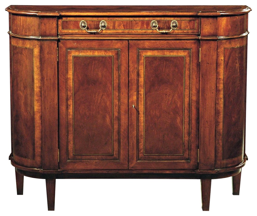 Scarborough House Chiffonier Chest Crotch Mahogany Curved Front Traditional Buffets And