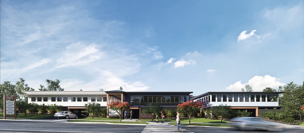 Design ideas for a contemporary exterior in Sunshine Coast.