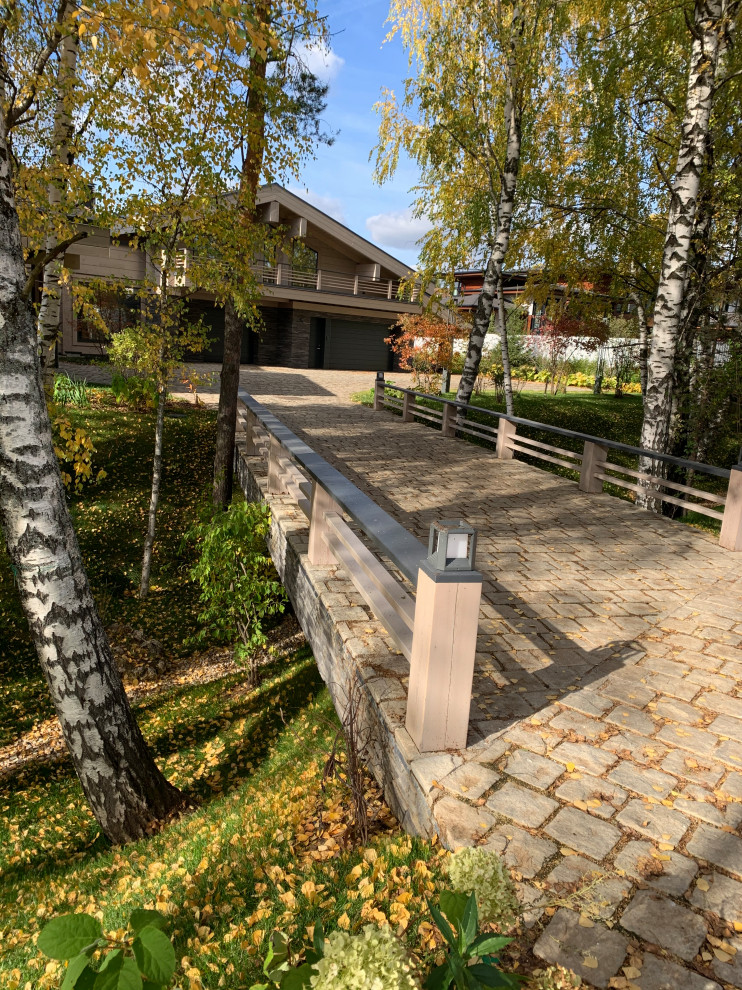 Проект сада с водоемом