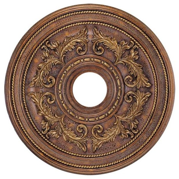 Ceiling Medallion, White Victorian Ceiling Medallions by