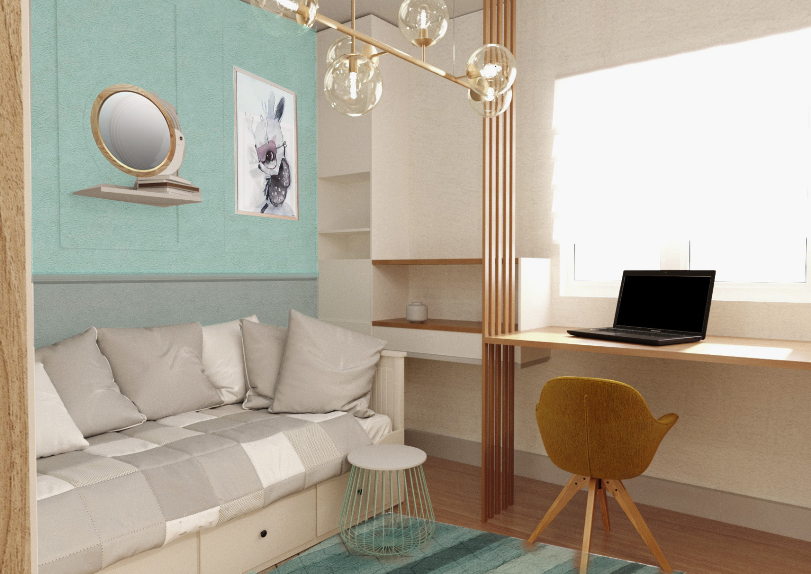 Детская для маленькой школьницы