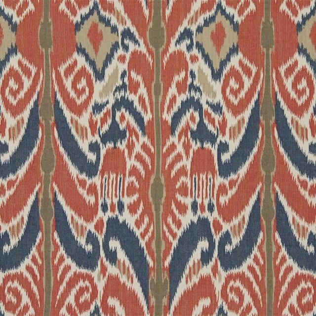 Beacon Hill Fabric Sabina Ikat Indigo 225075