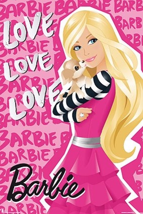 barbie wall print
