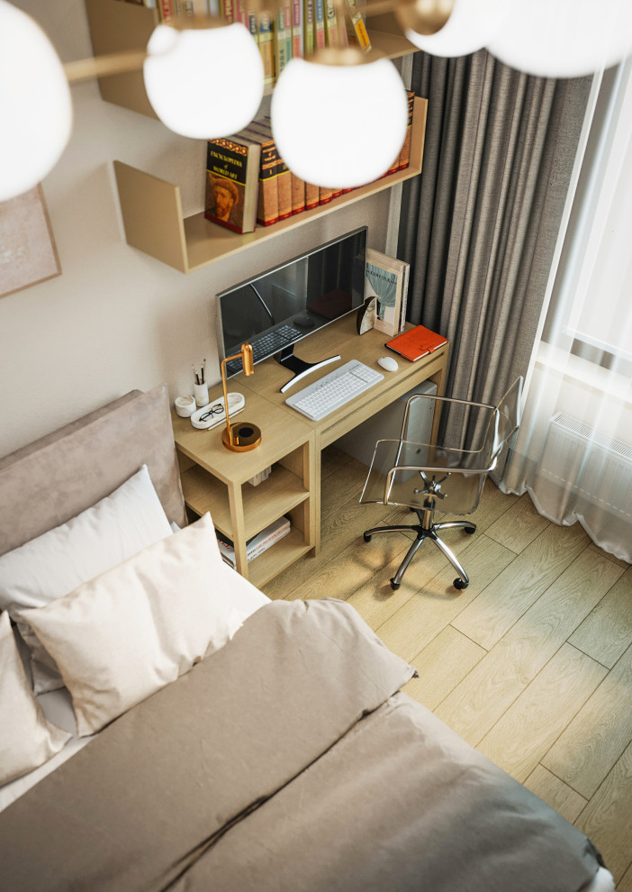 Визуализация спальни в ЖК Береговой