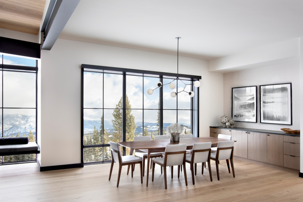 Trendy dining room photo in Other