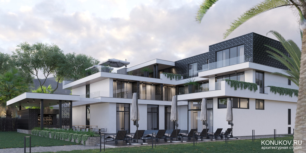 Проект мини-гостиницы в Адлере /Архитектор konukov.ru/