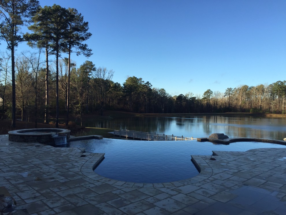 Example of a transitional pool design in Jackson