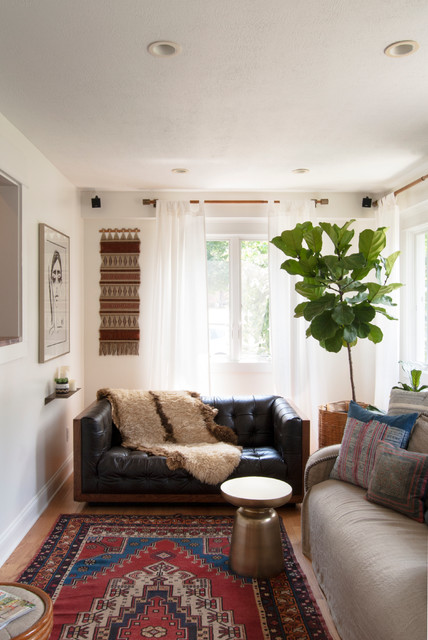 My Houzz: Garage Sale Meets Glam in Ohio eclectic-family-room