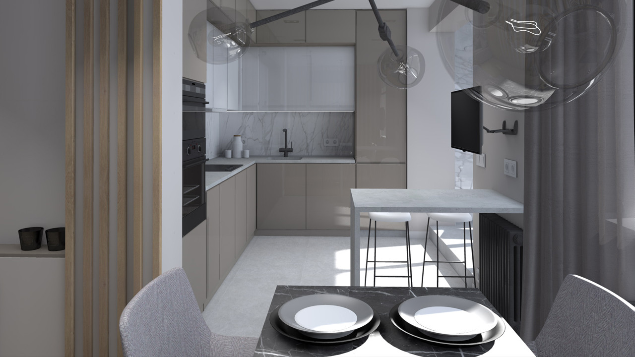 Проект квартиры в ЖК "Весенний" 98 кв м