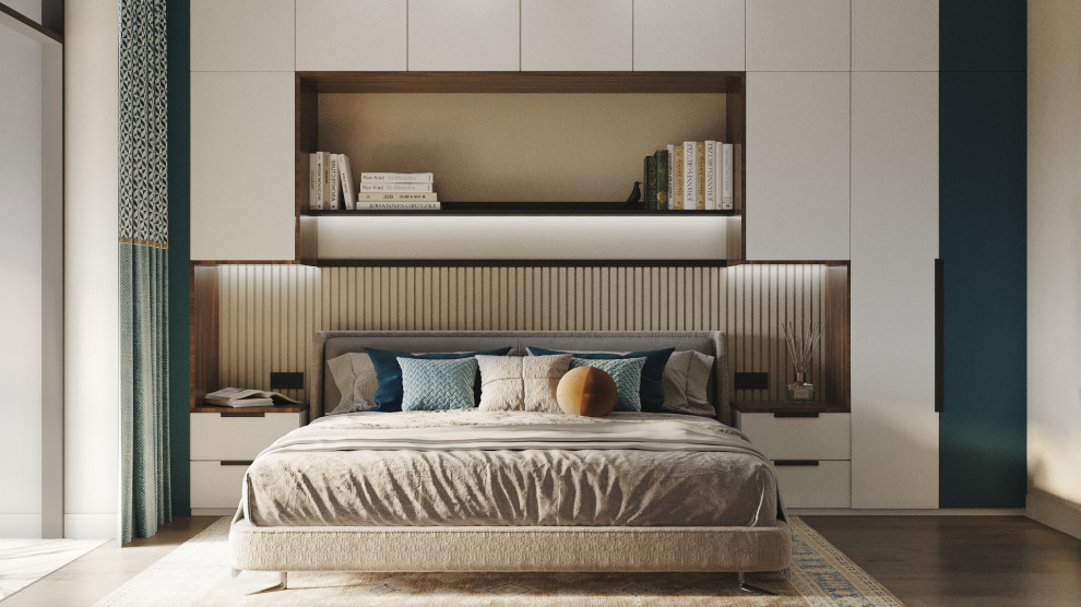 Квартира в ЖК Резиденции Архитекторов для молодой пары с двумя котами, 63 кв.м.