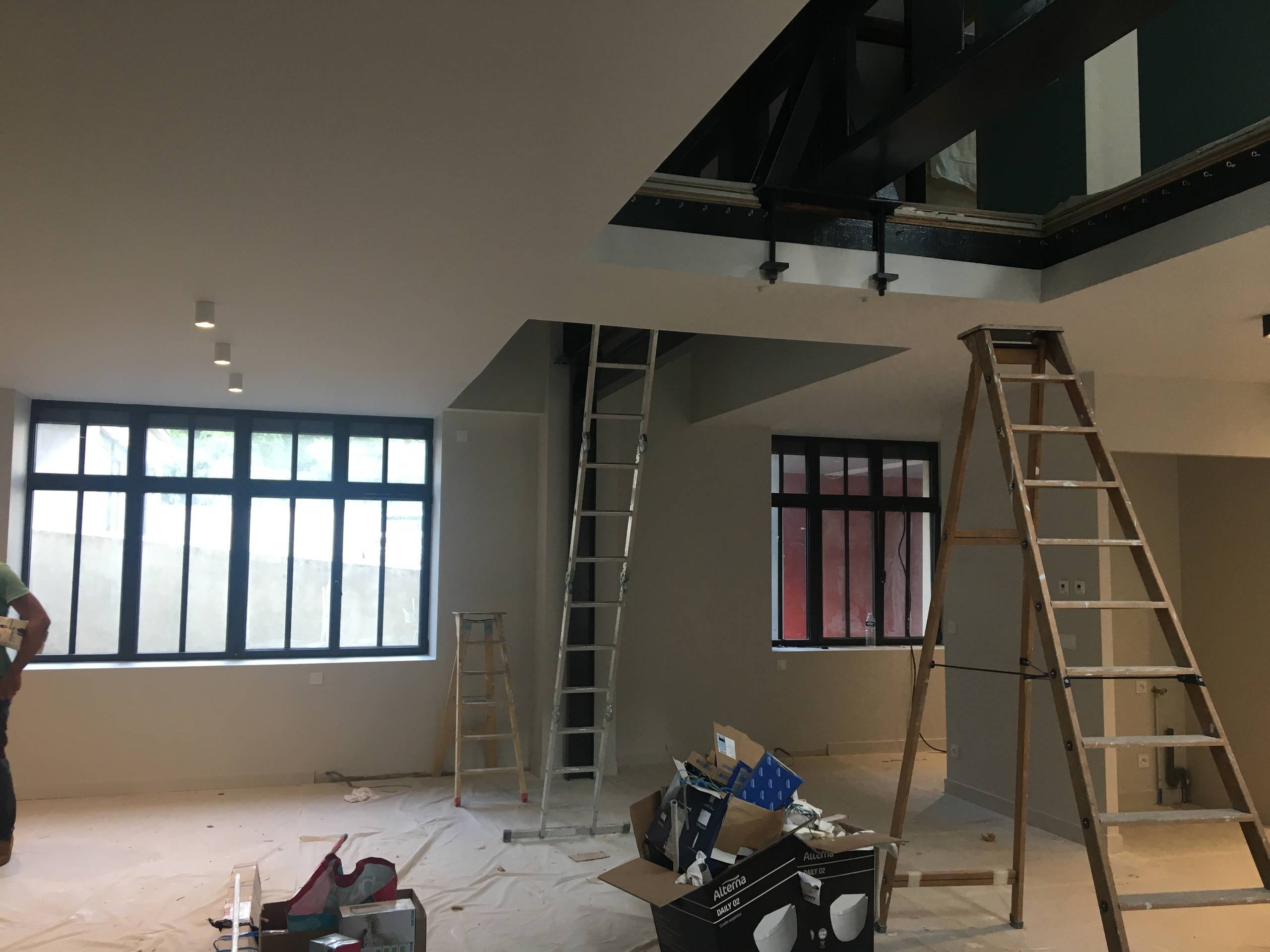 Rénovation d'un hangar en Loft