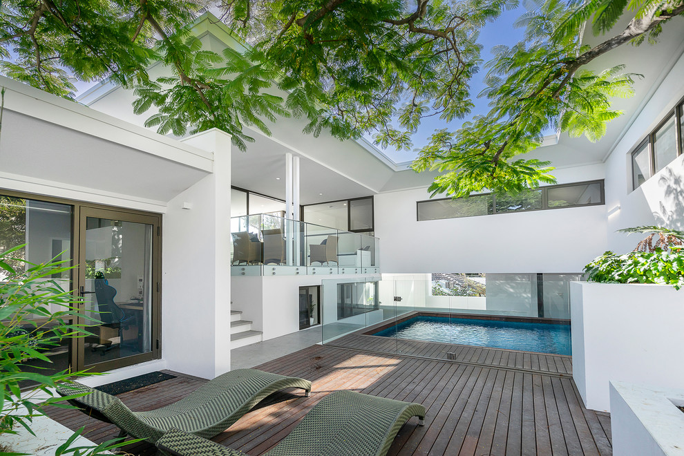 This is an example of a modern pool in Perth.