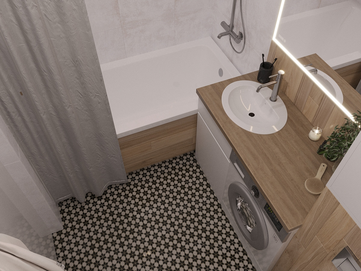 Современный интерьер с сканди нотками