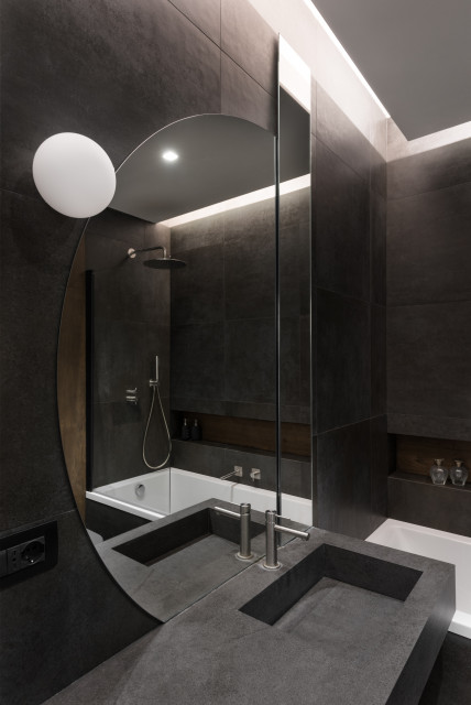 Casa Carruba contemporary-badrum
