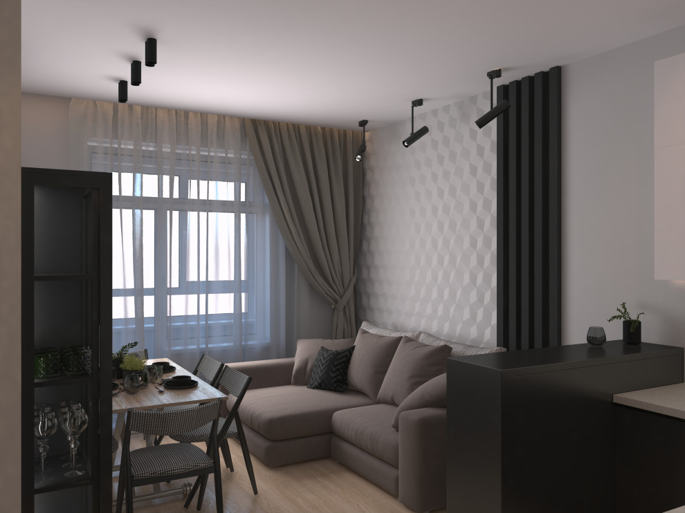 Квартира для семьи с тремя детьми "Стоун терапия"