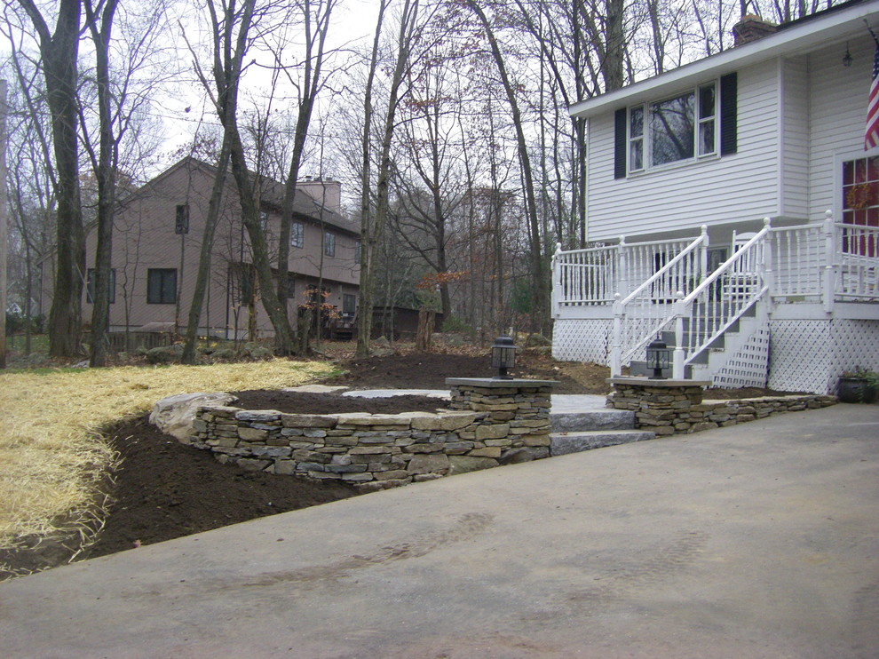 Home design - rustic home design idea in Bridgeport