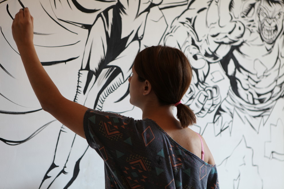 рисунки из комиксов MARVEL