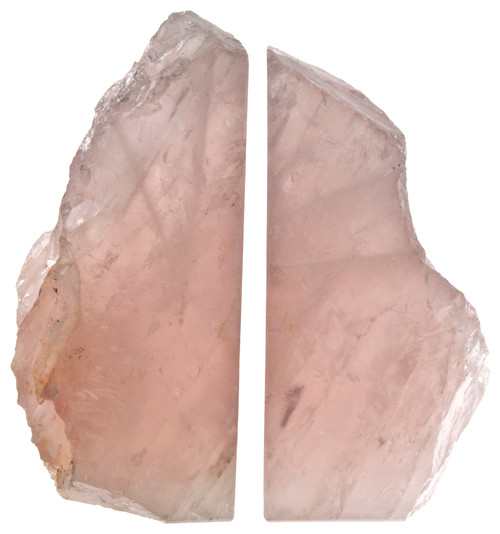 Pair Of  Rose Quartz Bookends