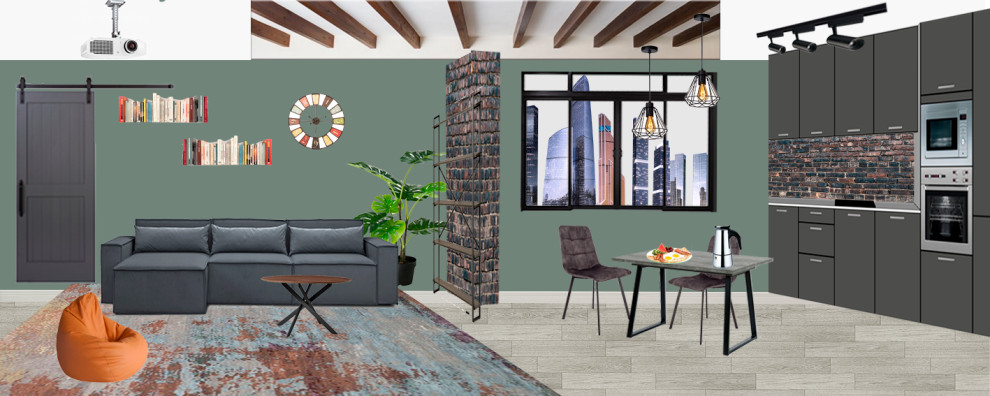 Кухня-гостиная