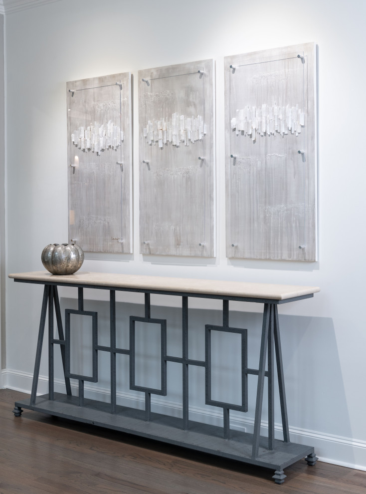 Inspiration for a transitional hallway remodel in Dallas
