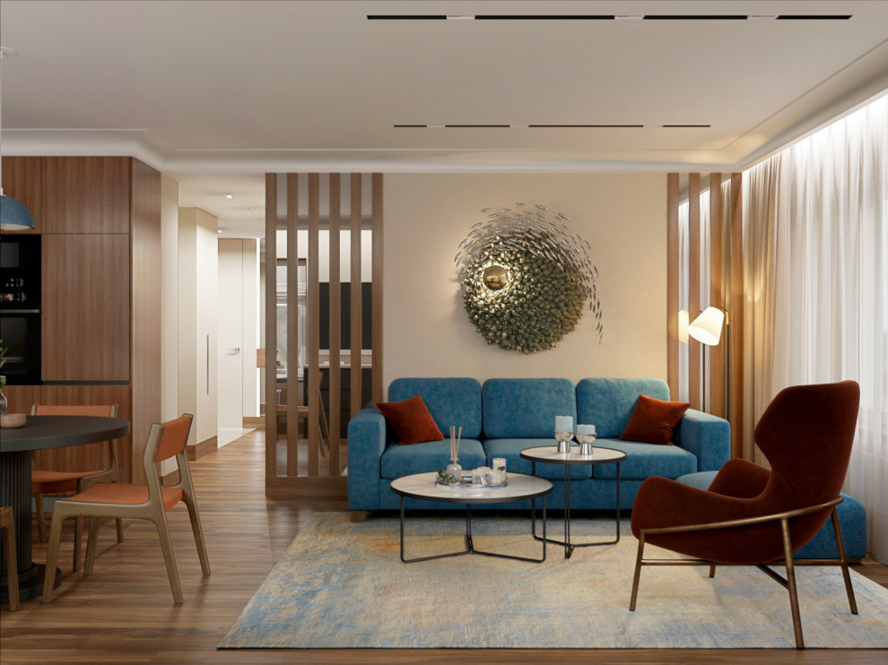 Визуализация трехномнатной квартиры для студии EEDS