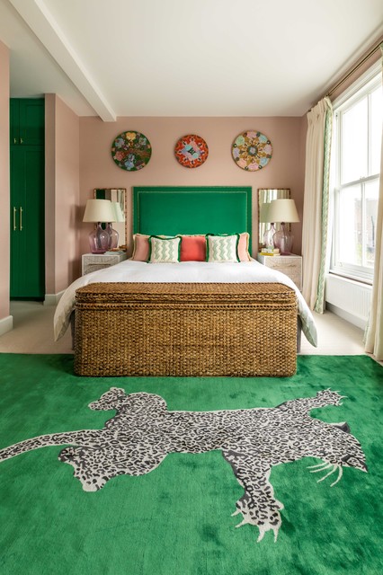 Notting Hill Upper Maisonette eklektisk-sovrum