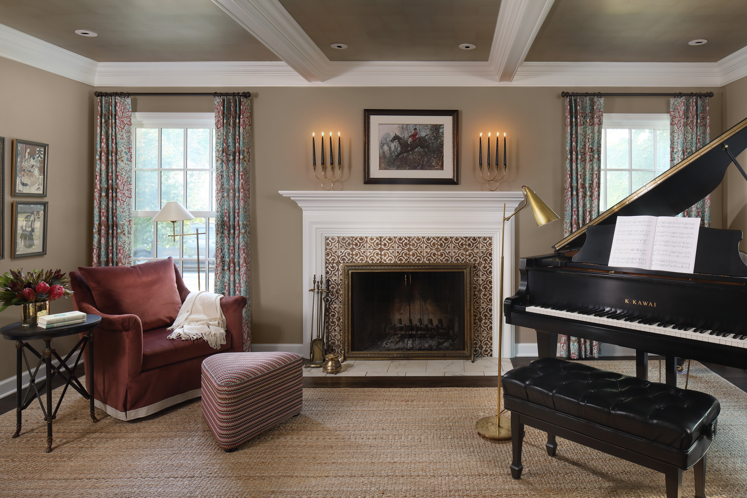 Playful English Living Room