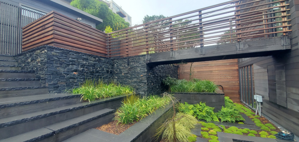 Ispirazione per un grande giardino minimalista