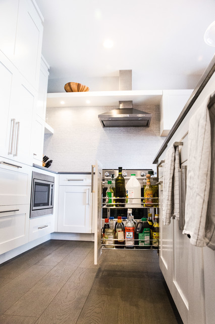 Bucktown Condo Renovation contemporary-kitchen