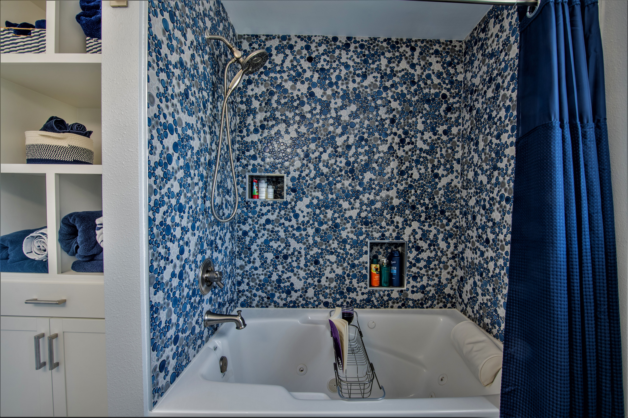 Modern coastal inspired bathroom