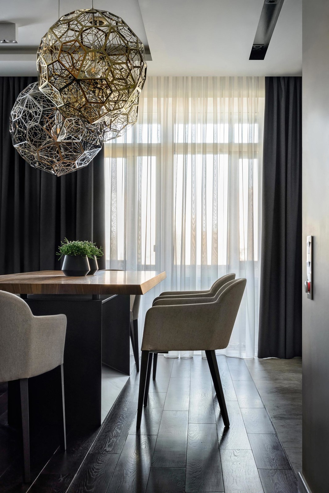 Интерьер трехкомнатной квартиры в Новосибирске, площадь 100м2