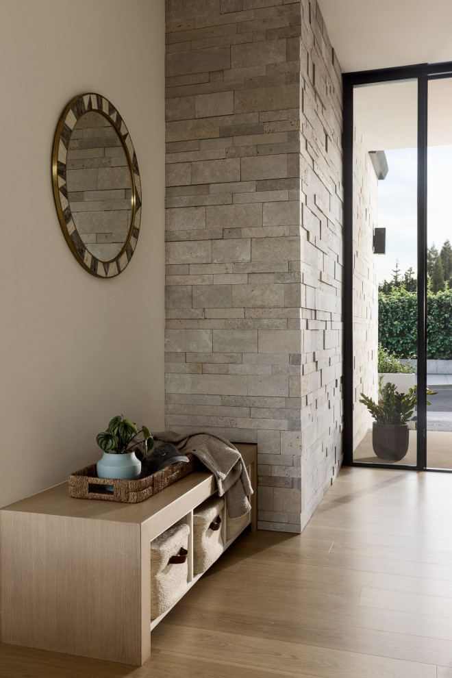 Example of a minimalist entryway design in San Francisco