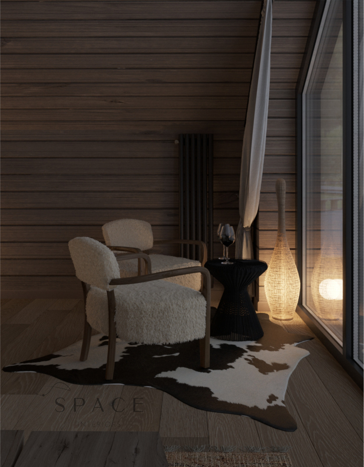 Спальня с видом на реку