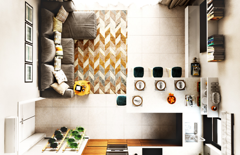 Дом за 100 дней. Скандинавский стиль.