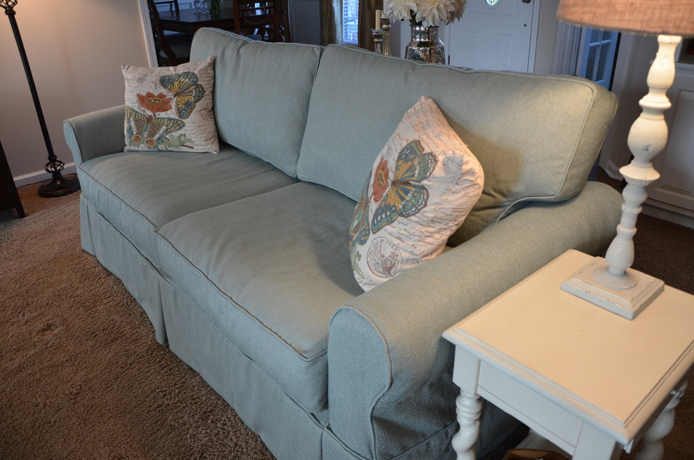 Four Seasons Alexandria Sofa with Ethan Allen custom slipcover