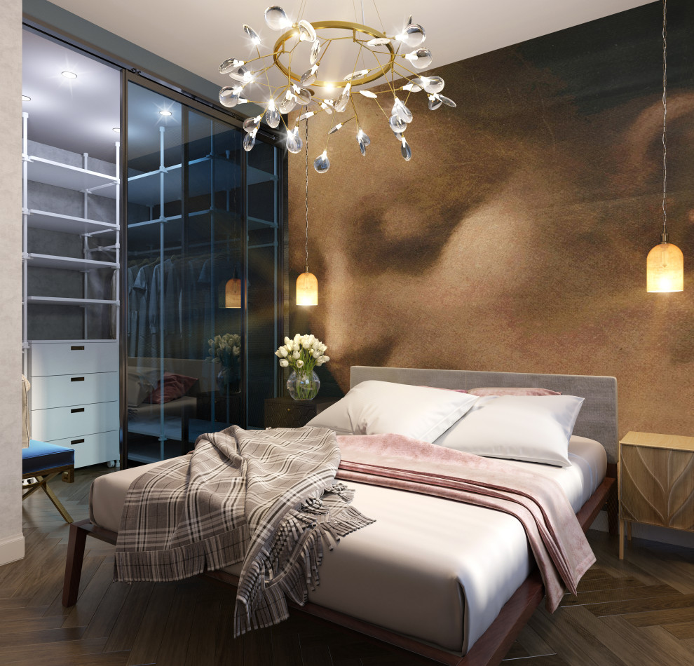 Interior design of a residential flat in The housing complex "Dynasty" at Moscow