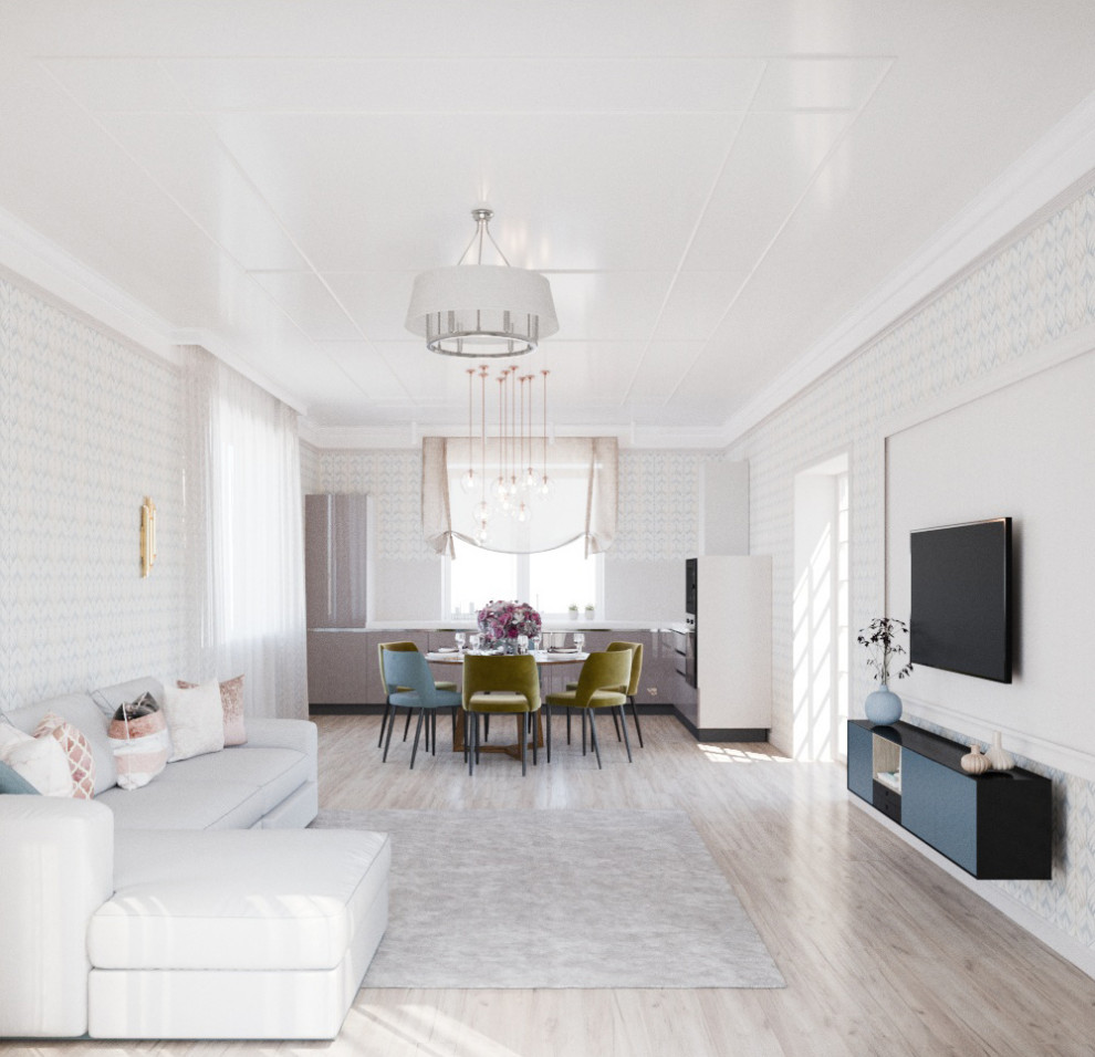 Интерьер коттеджа для молодой семьи с маленькими детьми