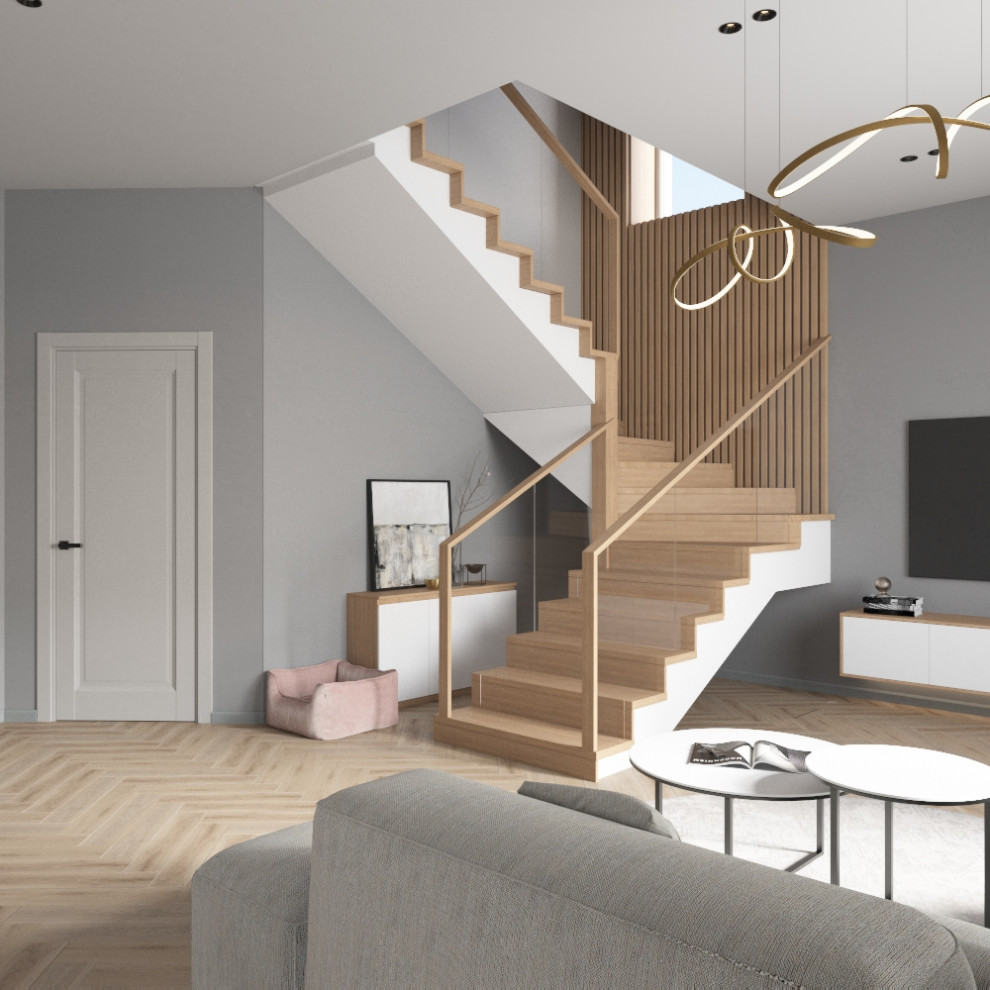 Дизайн кухни-гостиной