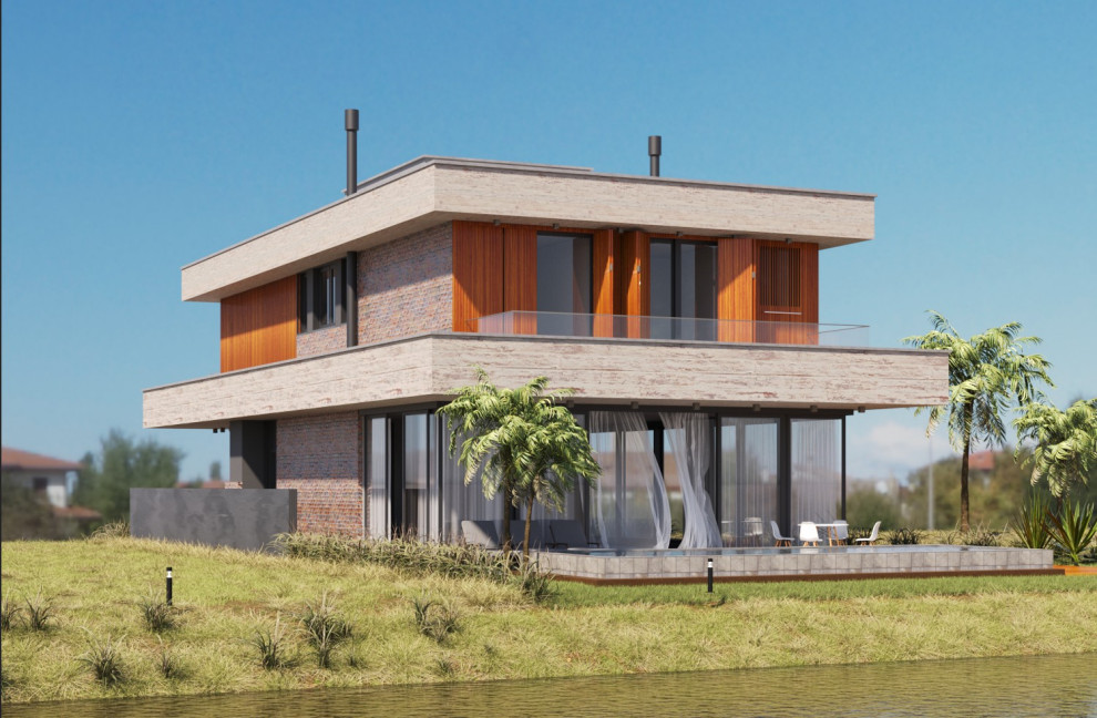 Визуализация экстерьер. Работа выполнена в 3dmax + Corona Render