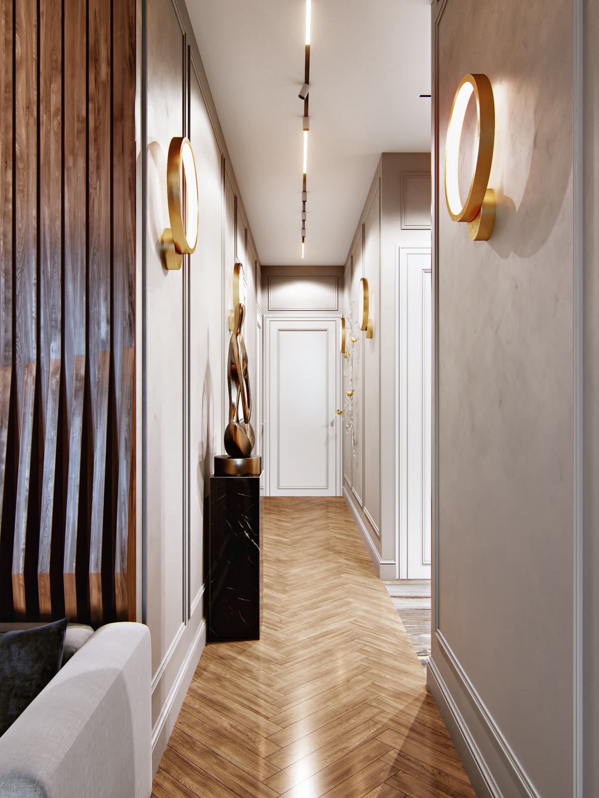 Интерьер квартиры в ЖК Символ 100м2