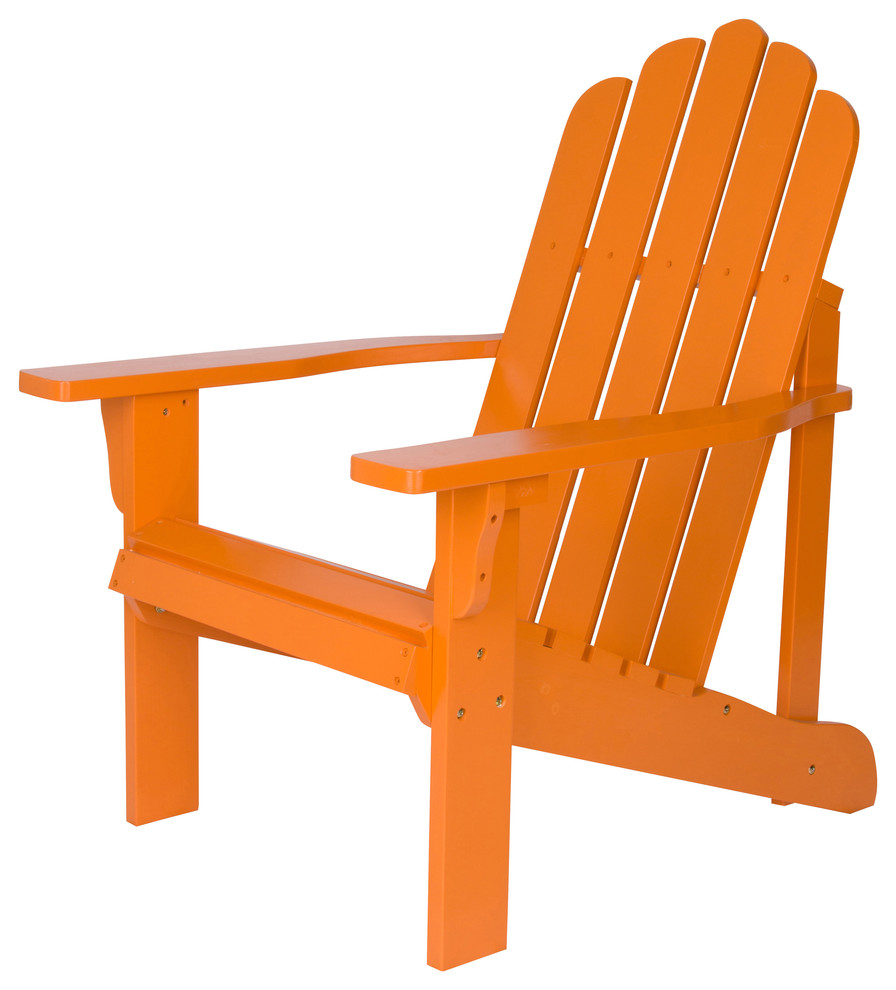 Marina Adirondack Chair, Tangerine