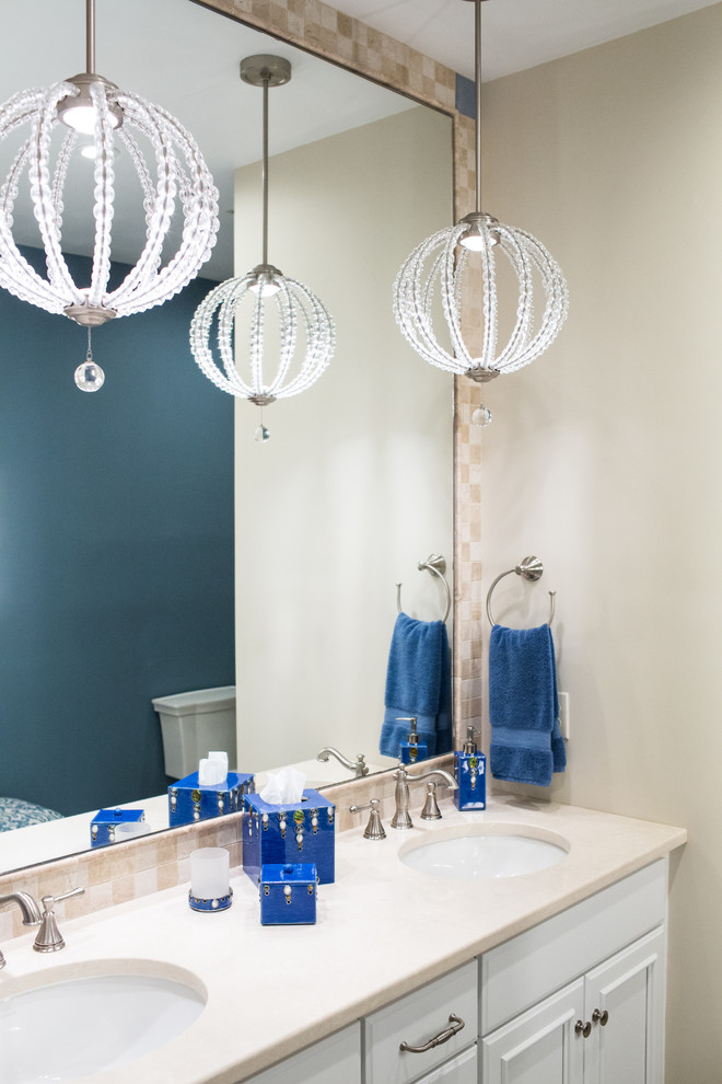 Inspiration for a transitional bathroom remodel in Baltimore