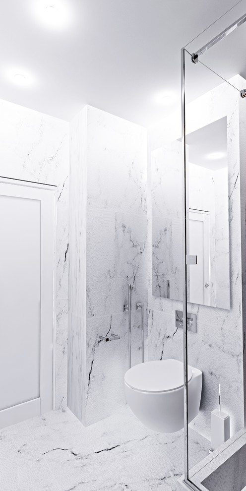 Квартира 55 м2 в ЖК "Западные ворота столицы" в стиле минимализм