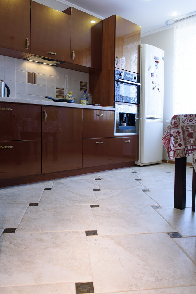 Рыбы в воде. Проект квартиры на Хорошевском шоссе. Кухня