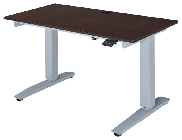Bliss Height Adjustable Desk Contemporary Desks And Hutches