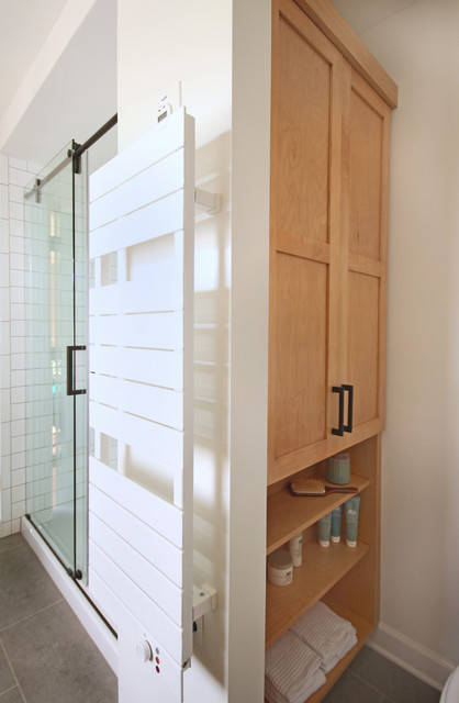 Mindful Master Bath - Glen Ellyn, IL retro-bathroom