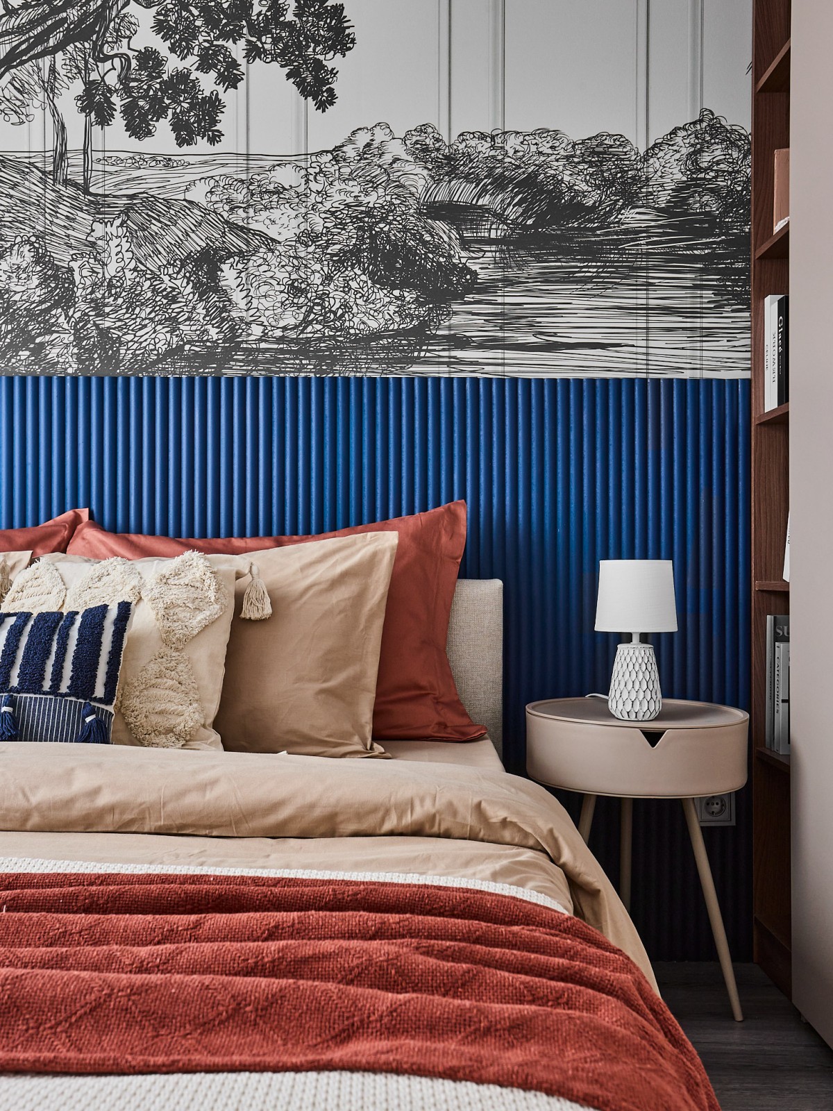 Евро2 ЖК Астра Марин синий/терракот