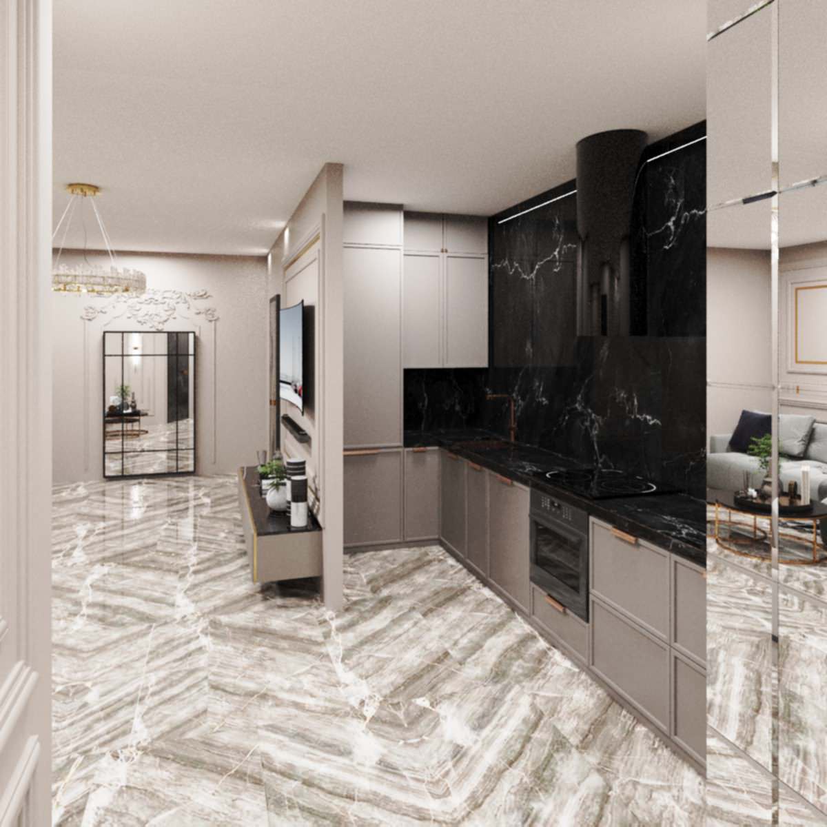 Дизайн-проект квартиры в ЖК "Ярославль Сити"